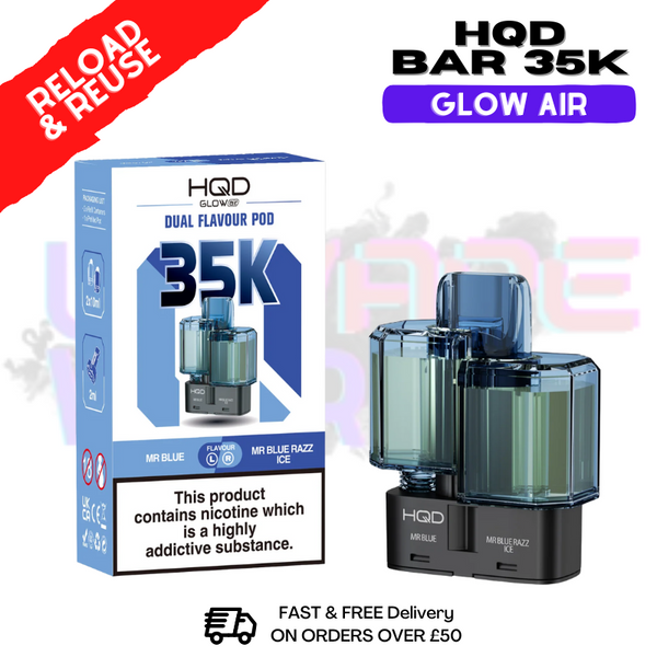 HQD 35K Glow Air Replacement Pods