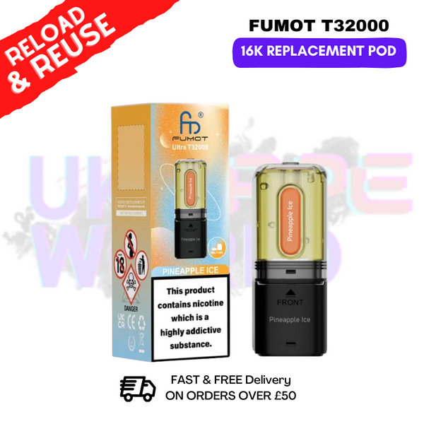 Fumot T32K RandM T32000 REPLACEMENT PODS