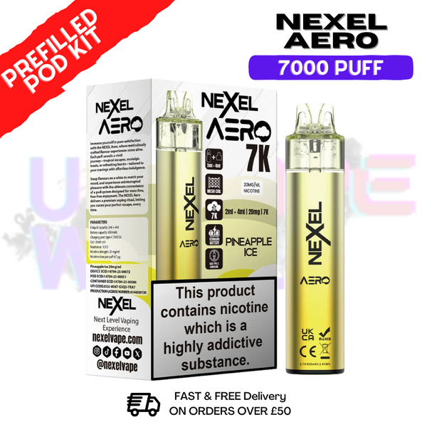 Nexel 7K Aero 7000 Puff Prefilled Pod Kit