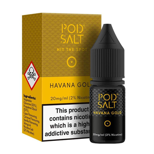 Pod Salt Havana Gold Nic Salt ONLY £3.29 | UK Vape World