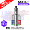 Shop Aspire Pockex Stainless Steel AIO Vape Pen Starter Kit | Cheapest - UK Vape World