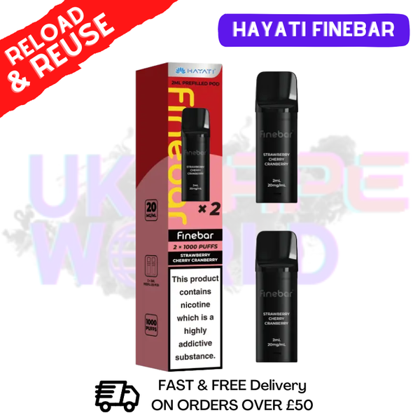 Hayati Finebar Prefilled Replacement Pods [Pack Of 2]