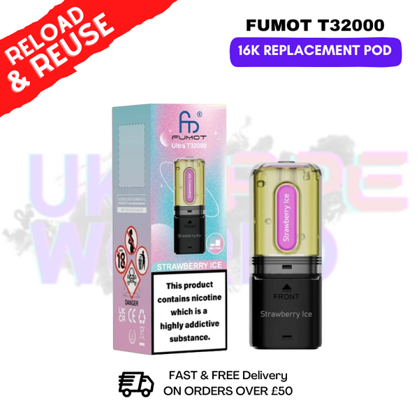 Fumot T32K RandM T32000 REPLACEMENT PODS
