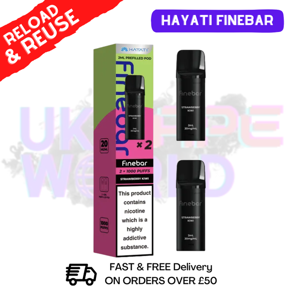 Hayati Finebar Prefilled Replacement Pods [Pack Of 2]