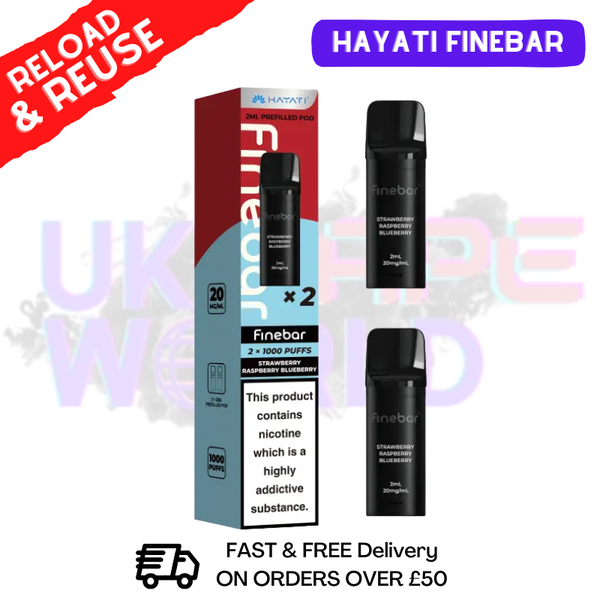 Hayati Finebar Prefilled Replacement Pods [Pack Of 2]