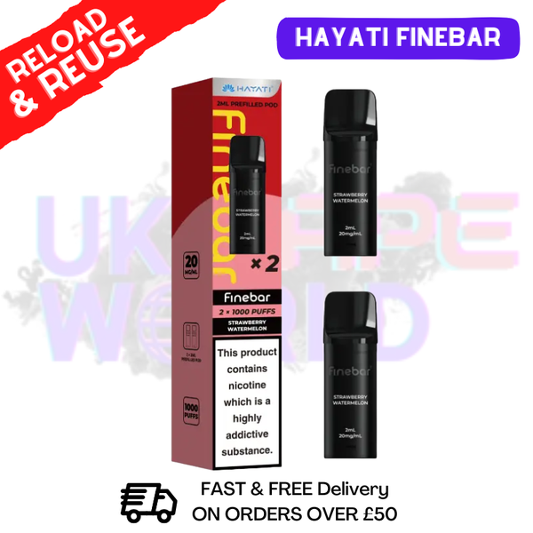 Hayati Finebar Prefilled Replacement Pods [Pack Of 2]