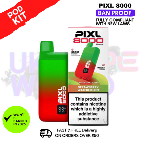 Pixl 8000 Puff Vape Pod Kit | ANY 2 FOR £14