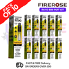 Tutti Fruity Firerose 600 Puff Vape Kits Box of 10 - ukvapeworld