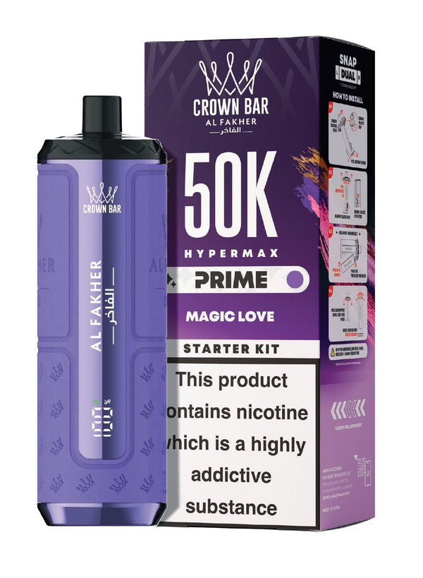 Al Fakher 50k Hypermax Prime Vape Kit Box of 5 - Al Fakher 50k Hypermax Prime Vape Kit Box of 5 - Direct Vape Wholesale