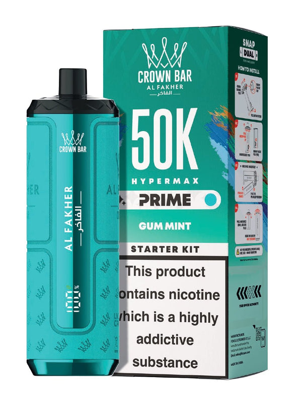 Al Fakher 50k Hypermax Prime Vape Kit Box of 5 - Al Fakher 50k Hypermax Prime Vape Kit Box of 5 - Direct Vape Wholesale