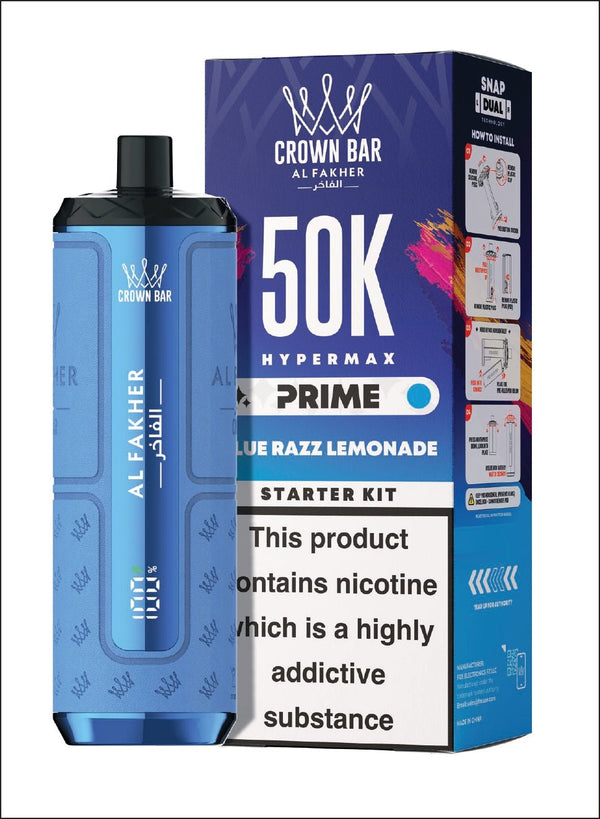 Al Fakher 50k Hypermax Prime Vape Kit Box of 5 - Al Fakher 50k Hypermax Prime Vape Kit Box of 5 - Direct Vape Wholesale
