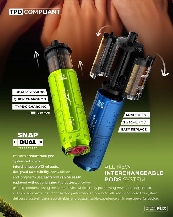 Al Fakher 50k Hypermax Prime Vape Kit Box of 5 - Al Fakher 50k Hypermax Prime Vape Kit Box of 5 - Direct Vape Wholesale