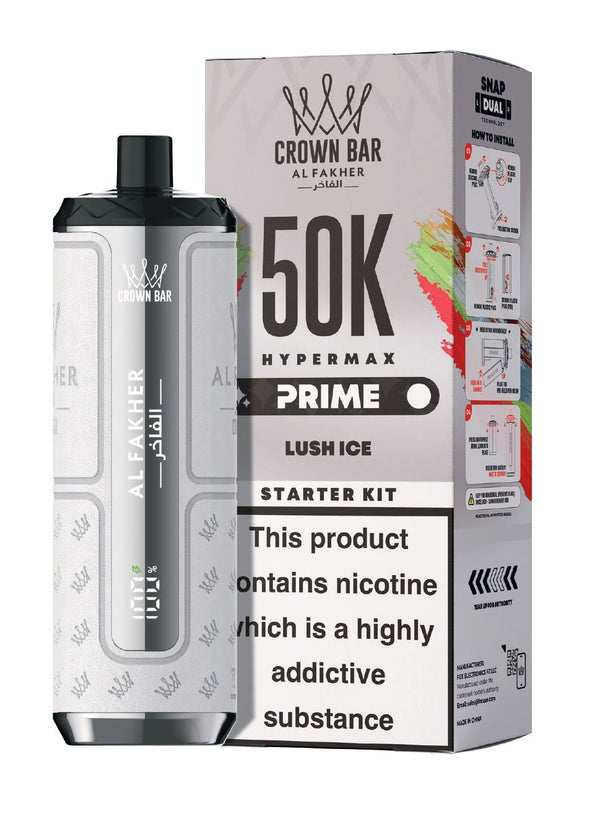 Al Fakher 50k Hypermax Prime Vape Kit Box of 5 - Al Fakher 50k Hypermax Prime Vape Kit Box of 5 - Direct Vape Wholesale