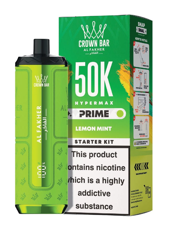 Al Fakher 50k Hypermax Prime Vape Kit Box of 5 - Al Fakher 50k Hypermax Prime Vape Kit Box of 5 - Direct Vape Wholesale