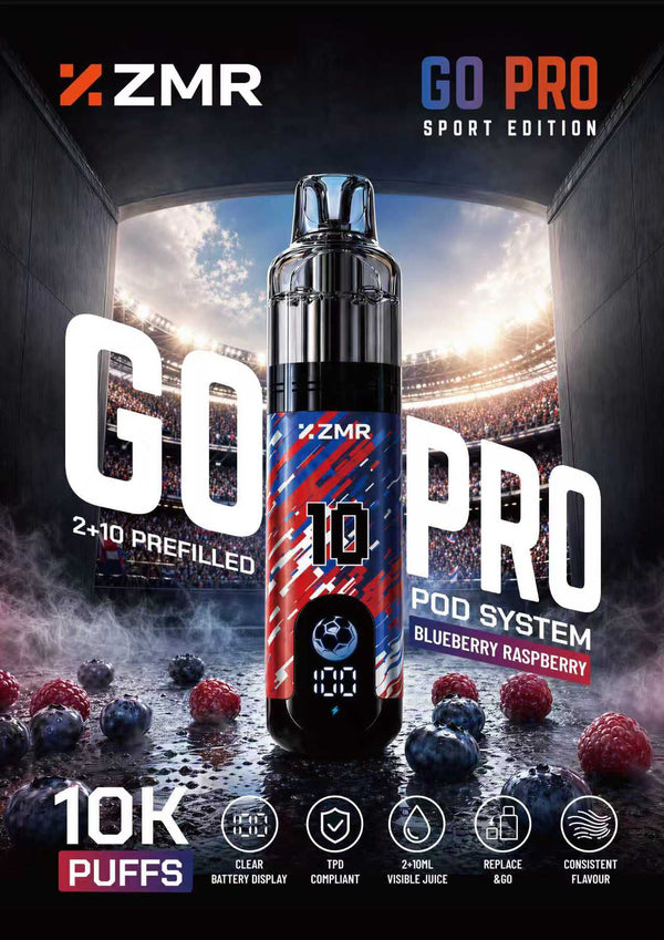 ZMR Go Pro 10k Vape Kit Box of 5 - ZMR Go Pro 10k Vape Kit Box of 5 - Direct Vape Wholesale