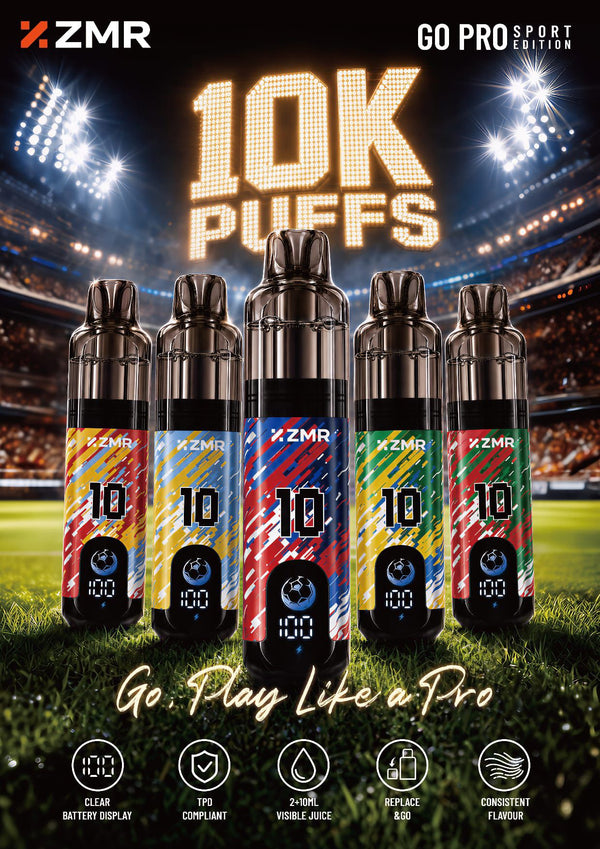 ZMR Go Pro 10k Vape Kit Box of 5 - ZMR Go Pro 10k Vape Kit Box of 5 - Direct Vape Wholesale