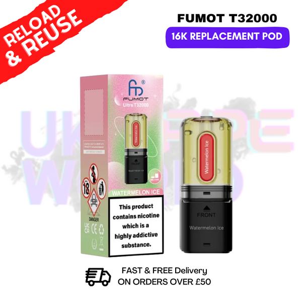 Fumot T32K RandM T32000 REPLACEMENT PODS