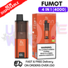 Shop Orange Edition Fumot Tornado 4000 Puff Disposable Vape Kit - UK Vape World